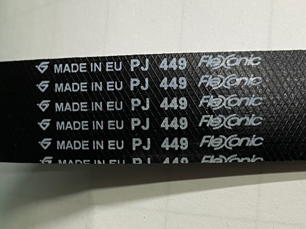 FleXonic Polyrib Drive Belt 8Rib 8PJ449 Treadmill Running Belts